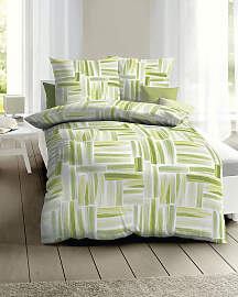 Bettwäsche KAEPPEL "Frame", grün