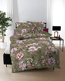 Bettwäsche KAEPPEL "Magnolia", grün