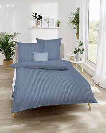 Bettwäsche KAEPPEL "Mood", blau, B/L: