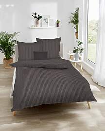 Bettwäsche KAEPPEL "Mood", kaffee, B/L: 