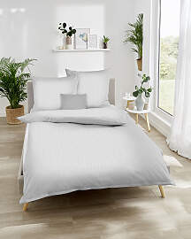 Bettwäsche KAEPPEL "Mood", silber, B/L: 