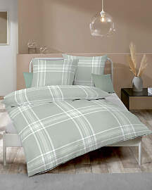 Bettwäsche KAEPPEL "Pure", grün, B/L: