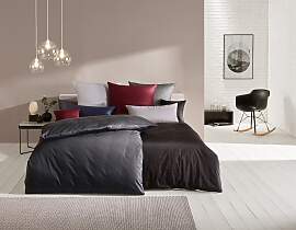 Bettwäsche KAEPPEL "Uni", grau