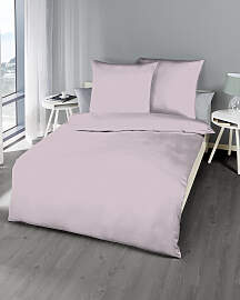 Bettwäsche KAEPPEL "Uni", rosa (rosé), 