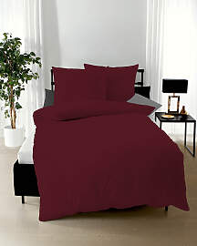 Bettwäsche KAEPPEL "Uni", rot