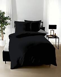 Bettwäsche KAEPPEL "Uni", schwarz, B/L: 