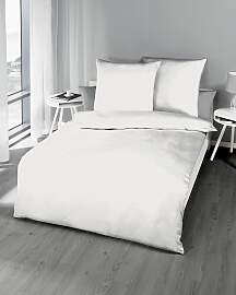 Bettwäsche KAEPPEL "Uni", weiß, B/L: