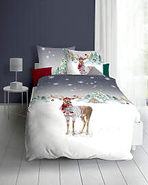 Bettwäsche KAEPPEL "Weihnachtshirsch",