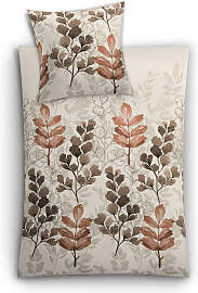 Bettwäsche KLEINE WOLKE "Grana", braun