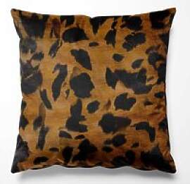 Bettwäsche Mako Satin Leopard braun Kissenbezug