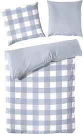 Bettwäsche PRIMERA "Basic Perkal", blau 