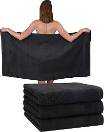 Betz 4 Stück Strandtücher Duschtücher Set