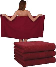 Betz 4 Stück Strandtücher Duschtücher Set