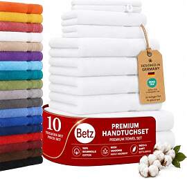 Betz Premium Handtuch-Set mit 10 Teilen – 100%