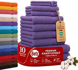 Betz Premium Handtuch-Set mit 10 Teilen – 100%