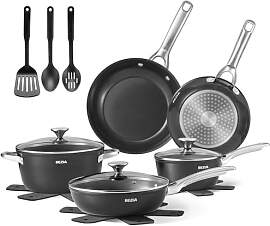 BEZIA Induktions Töpfe Set 15-Tlg, Keramik Töpfe 