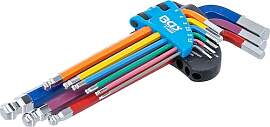 BGS 74452 | Winkelschlüssel-Satz | Multicolour |
