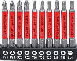 BGS Diy 4831 | Antirutsch-Bit-Satz | magnetisch |