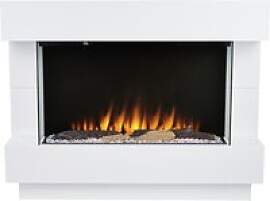 BHP Elektrischer-Kamin B992220 weiß Kunststoff