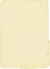 biberna Frottee-Stretch-Spannbetttuch 0012344 gelb 
