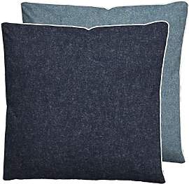 biberna Melange-Flanell Kissenbezug 40x40 cm, 100% 