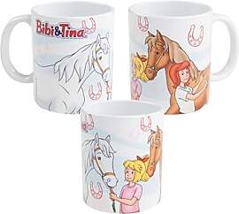 Bibi & Tina Tasse - Hufeisen Kaffeetasse