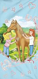 Bibi und Tina Badetuch Sternenzauber 75 x 150 cm