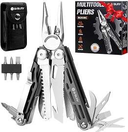 BIBURY Multitool, 19 in 1 Edelstahl Multitool