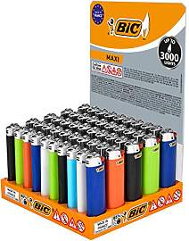 BIC Feuerzeuge J26 Maxi Neutral 50 Stück Display