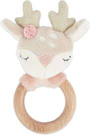 Bieco Grasping Toy with Rattle Fawn Ella Spielzeug 