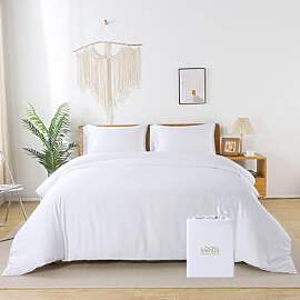 bienDo Bettwäsche 155x220, Bambus - Vegane Seide, 