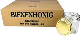 BIENEN SCHMIDT 60x Twist Off Honigglas Schraubglas 
