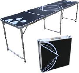 Bier-Pong-Tisch, erweiterter Spieltisch, leicht,