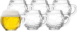 Bierglas STÖLZLE "Bierkrüge Fußball 400 ml 