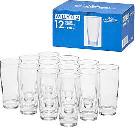 Bierglas VAN WELL "Willi Becher geeicht 0,2 l 
