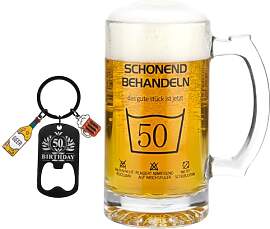 Bierkrug 50 geburtstag mann,​ 50 Geburtstag