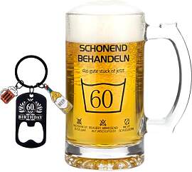 Bierkrug 60 geburtstag mann, Deko 60 Geburtstag
