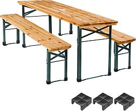 Bierzeltgarnitur Ludwig 3-tlg. klappbar mit