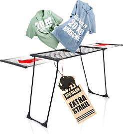 BigDean Wäscheständer 200 ausziehbar 20M
