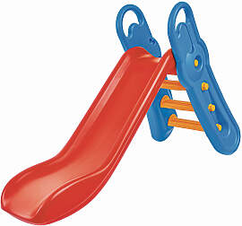 BIG Kinderrutsche BIG Fun Slide, Blau, Gelb, Rot,