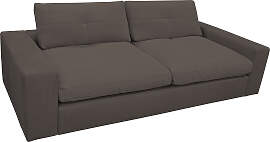 Big-Sofa ALINA "Sandy", braun (braun eqe 