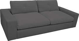 Big-Sofa ALINA "Sandy", grau (grau eqe