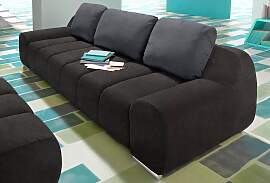 Big-Sofa HOME AFFAIRE "Bono", schwarz