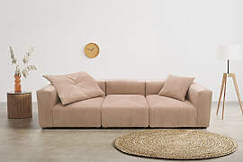 Big-Sofa HOME AFFAIRE "Gerrid", rosa