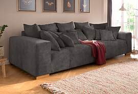 Big-Sofa HOME AFFAIRE "Neapel", grau