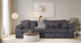 Big-Sofa HOME AFFAIRE "Soft&Cosy XXL, B: