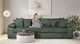 Big-Sofa HOME AFFAIRE "Soft&Cosy XXL, B: