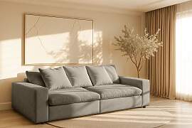 Big-Sofa HOME AFFAIRE "Venslev", beige,