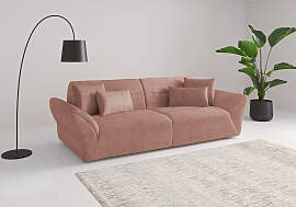 Big-Sofa SIT & MORE "Dali", rosa