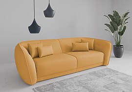 Big-Sofa SIT & MORE "Neapel", gelb,